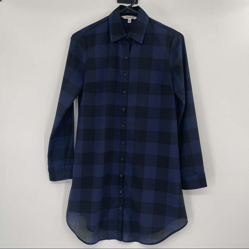 BB Dakota Keenan Plaid Shirt Dress - Picture 7 of 12